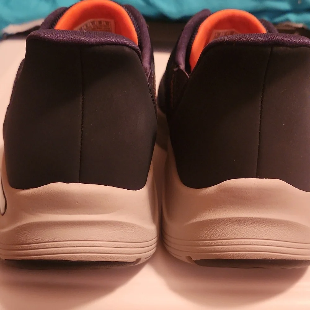 Skechers Men's Navy Athletic Shoes Slip On Size 10 - Picture 4 of 15